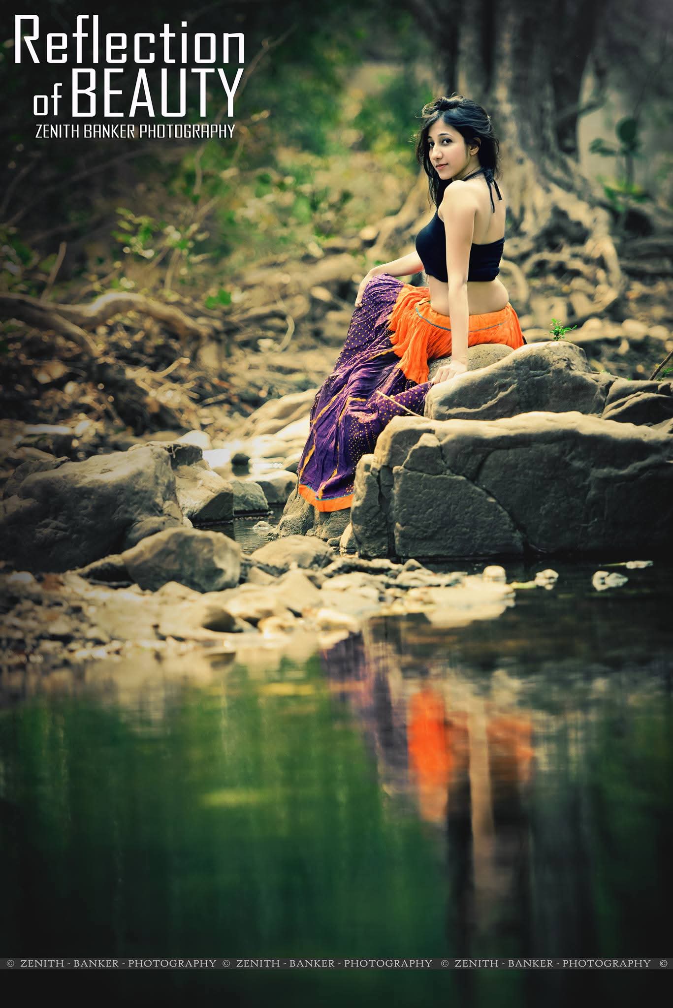 Dhwani Dalal looking at the camera with a confident expression for modeling portfolio photography.