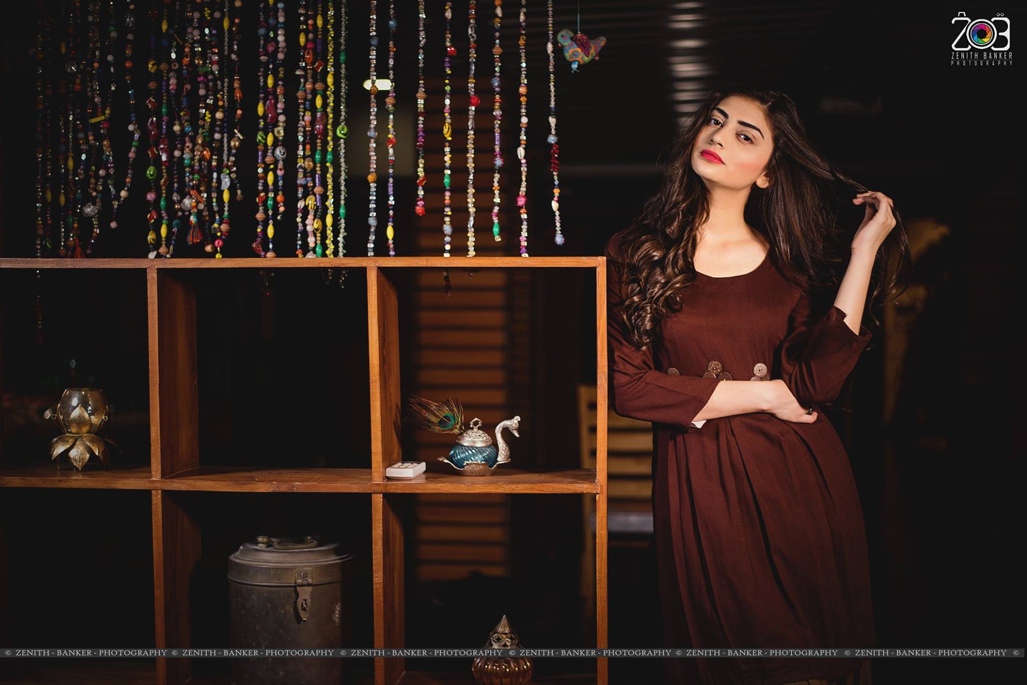 Black and white artistic portrait of Nazia Davidson for a professional model photoshoot.