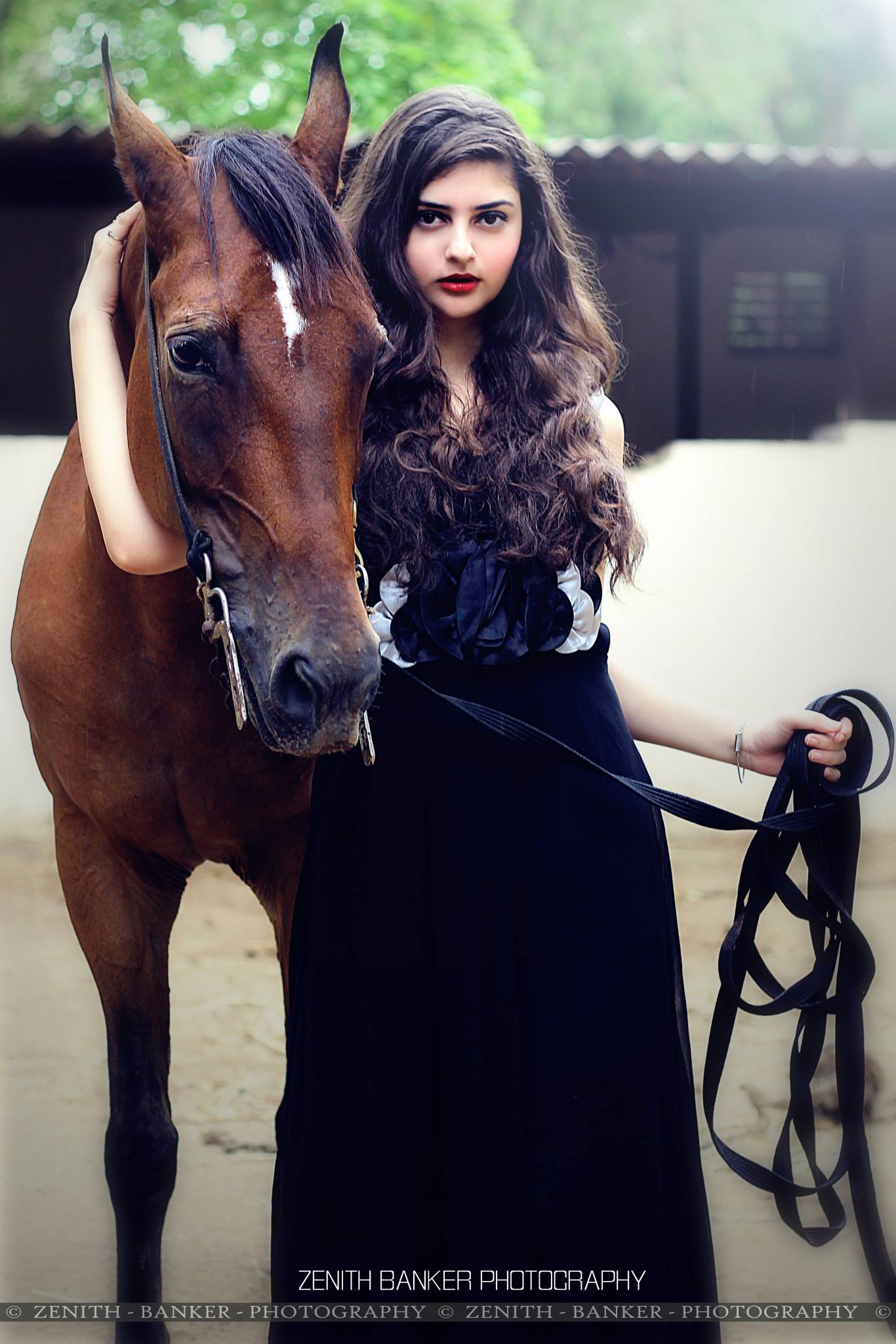Candid smiling shot of Nazia Davidson during a model photoshoot in India.